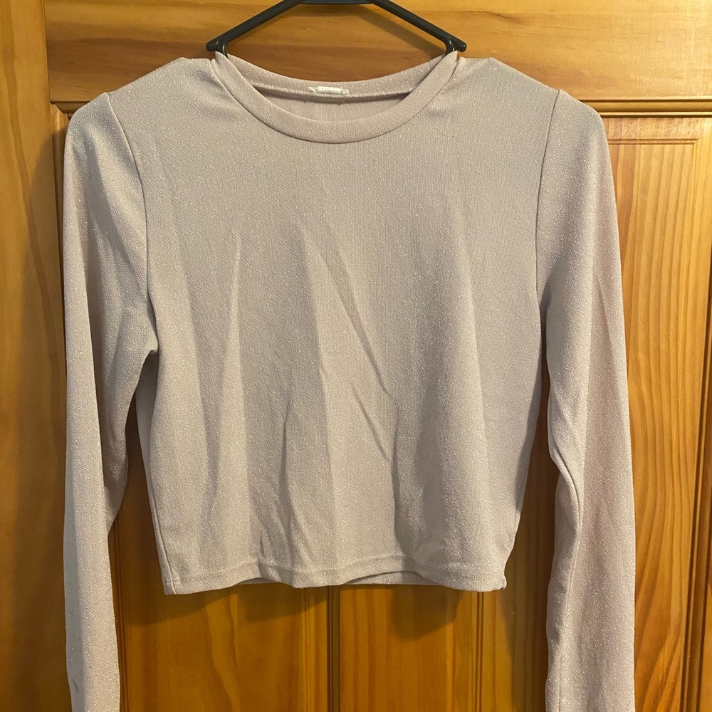 Sparkly crop top